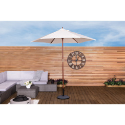 Charles Bentley Cream Wooden Parasol 2.4m - Size: 2m - Wilko - thumbnail 4