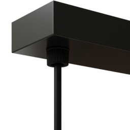 Living and Home 3 Light Iron E27 Pendant Light - Size: 101.5 x 50 x 10cm - Black + White + Blue - Wilko - thumbnail 7