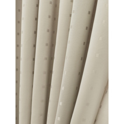 Alan Symonds Madison Cream Ring Top Curtain 229 x 274cm - Size: W 229 x D 274cm - Wilko - thumbnail 7