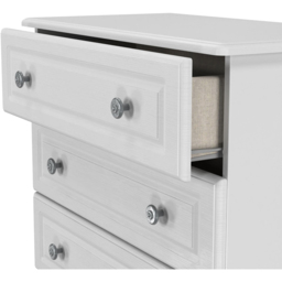 Crowndale Pembroke 5 Drawer Grey Ash Chest of Drawers Ready Assembled - Wilko - thumbnail 7