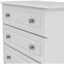 Crowndale Pembroke 5 Drawer Grey Ash Chest of Drawers Ready Assembled - Wilko - thumbnail 6