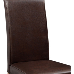 Julian Bowen Hudson Set of 2 Brown Dining Chair - Wood - Wilko - thumbnail 5