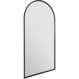 MirrorOutlet The Arcus Black Framed Arched Garden Wall Mirror 180 x 90cm - Size: 180 x 90 x 3cm - Wilko - thumbnail 4