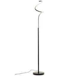 ValueLights Infinity Black Single Twist Integrated LED Floor Lamp - Size: 140 x 28 x 22cm - Wilko - thumbnail 1