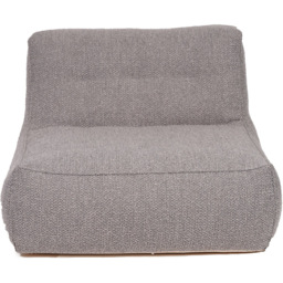 Kaikoo Grey Quilting Boucle Lounger - Size: Single Seater - Wilko - thumbnail 3