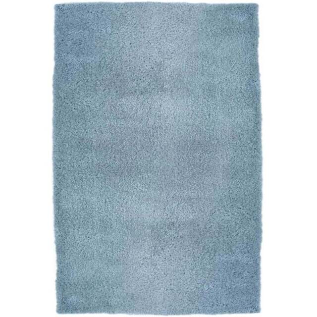 Homemaker Denim Blue Snug Plain Shaggy Rug 200 x 290cm - Wilko - image 1