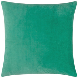 Paoletti Mentera Oasis Green Lilac Floral Velvet Cushion - Size: 50 x 50 cm - Wilko - thumbnail 4