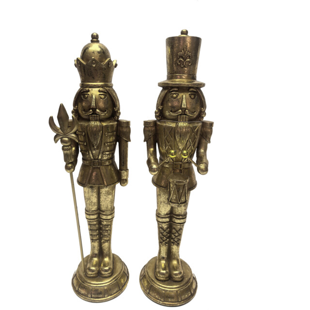 Antique Gold Nutcracker Gold - Blushing Ballroom - Wilko