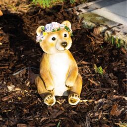St Helens Female Light Up Bear Ornament - Size: 2.93x2.03x2.12cm - Brown - Wilko - thumbnail 4