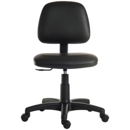 Teknik Office Ergo Blaster Faux Leather Desk Chair Black - Size: 80 x 46 x 46cm - Wilko - thumbnail 3
