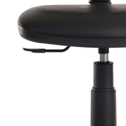 Teknik Office Ergo Blaster Faux Leather Desk Chair Black - Size: 80 x 46 x 46cm - Wilko - thumbnail 5
