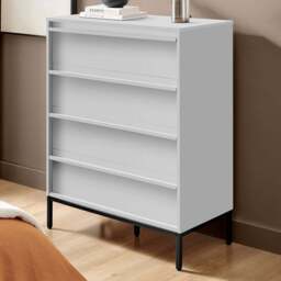 Furniturebox Sval 4 Drawer Off White Chest of Drawers - Wilko - thumbnail 1