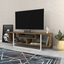 Decorotika Asal Oud Oak and White Wide TV Unit - Size: 40.2 x 119.4 x 35.2cm - Multi - Wilko - thumbnail 4