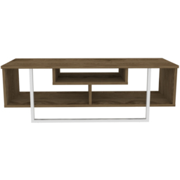 Decorotika Asal Oud Oak and White Wide TV Unit - Size: 40.2 x 119.4 x 35.2cm - Multi - Wilko - thumbnail 3