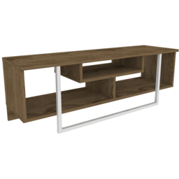Decorotika Asal Oud Oak and White Wide TV Unit - Size: 40.2 x 119.4 x 35.2cm - Multi - Wilko - thumbnail 7