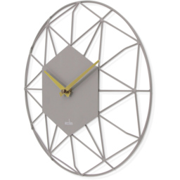 Acctim Alva Owl Grey Metal Wire Clock - Size: 4.5 x 30 x 30cm - Wilko - thumbnail 3
