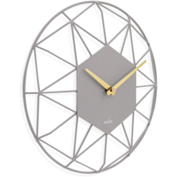 Acctim Alva Owl Grey Metal Wire Clock - Size: 4.5 x 30 x 30cm - Wilko - thumbnail 4