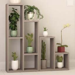Decortie Sule Mocha Grey Plant Stand 2 Pack - Size: 89.0  x 42.0  x 20.0 cm - Wilko - thumbnail 3