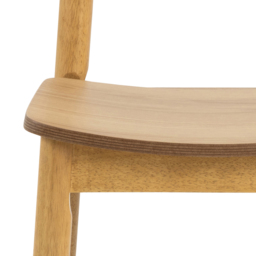 Florence Barlow Set of 2 Matt Oak Dining Chair - Brown - Furniture To Go - Wilko - thumbnail 6