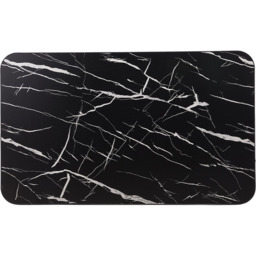 Living and Home 4 Seater Black Marble Foldable Dining Table with Adjustable Feet - Wilko - thumbnail 5