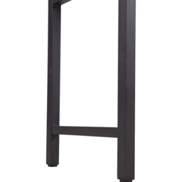Living and Home 4 Seater Black Marble Foldable Dining Table with Adjustable Feet - Wilko - thumbnail 7