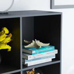 Vida Designs Durham 3 x 3 Black Cube Storage Unit - Size: H 96.5 x W 96.5 x D 29cm - Wilko - thumbnail 6