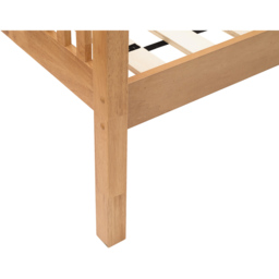 GFW Madrid Single Oak Wood Wooden Day Bed - Brown - Wilko - thumbnail 7