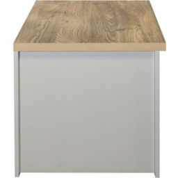 Highgate 2 Drawer Grey and Oak Coffee Table - Size: 53 x 99 x 50cm - Birlea - Wilko - thumbnail 4