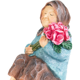 Marco Paul Light Up Solar Grandmother Statue Garden Ornament - Size: 30 x 10 x 10cm - Multi - Wilko - thumbnail 4