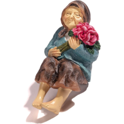 Marco Paul Light Up Solar Grandmother Statue Garden Ornament - Size: 30 x 10 x 10cm - Multi - Wilko - thumbnail 6