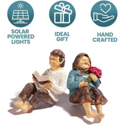 Marco Paul Light Up Solar Grandmother Statue Garden Ornament - Size: 30 x 10 x 10cm - Multi - Wilko - thumbnail 7