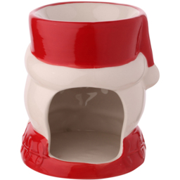 The Seasonal Gift Co. Santa & Friends Nordic Snowman Wax Melt Burner - Size: 13 x 11.5 x 11cm - White - Wilko - thumbnail 3