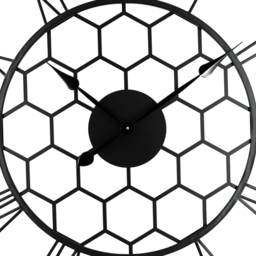 Charles Bentley Stanwick Black Round Skeleton Indoor and Outdoor Wall Clock 90cm - Size: 90 x 4.5 x 90cm - Wilko - thumbnail 7