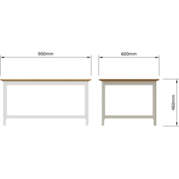 FWStyle Taberno Linen Coffee Table - White - Wilko - thumbnail 7