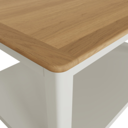 FWStyle Taberno Linen Coffee Table - White - Wilko - thumbnail 4