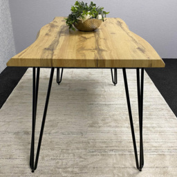 Kosy Koala 4 Seater Rustic Brown Dining Table - Multi - Wilko - thumbnail 4