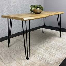 Kosy Koala 4 Seater Rustic Brown Dining Table - Multi - Wilko - thumbnail 1