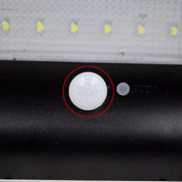 Garden Mile Motion Sensor Solar LED Light - Size: 10 x 9.5 x 9.5cm - Black - Wilko - thumbnail 6