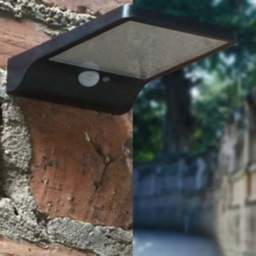 Garden Mile Motion Sensor Solar LED Light - Size: 10 x 9.5 x 9.5cm - Black - Wilko - thumbnail 3