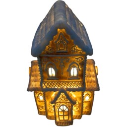 Gingerbread LED House DecorationBrown and White - Candy Cane Lane - Wilko - thumbnail 2