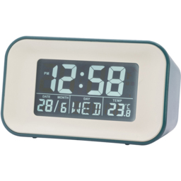 Acctim Alta Storm Blue Reflection Digital Alarm Clock - Size: 4.7 x 10 x 5.8cm - Wilko - thumbnail 5