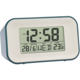 Acctim Alta Storm Blue Reflection Digital Alarm Clock - Size: 4.7 x 10 x 5.8cm - Wilko - thumbnail 6