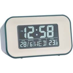 Acctim Alta Storm Blue Reflection Digital Alarm Clock - Size: 4.7 x 10 x 5.8cm - Wilko - thumbnail 7