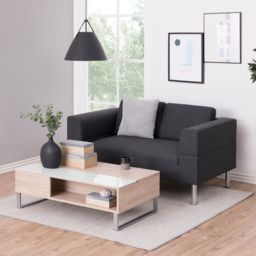 Florence Azalea Single Shelf White and Oak Lift Up Coffee Table - Brown - Furniture To Go - Wilko - thumbnail 7