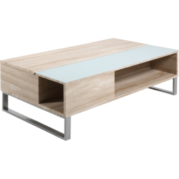 Florence Azalea Single Shelf White and Oak Lift Up Coffee Table - Brown - Furniture To Go - Wilko - thumbnail 6