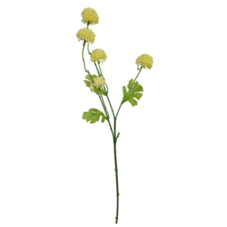 Leaf Yellow Dahlia Pompom Artificial Stem 50cm 6 Pack - Size: 50 x 10 x 10cm - Wilko - thumbnail 4