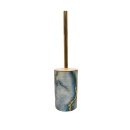 Ocean Marble Toilet Brush Holder Blue - Wilko - thumbnail 1