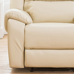 Brookhaven Cream Bonded Leather Electric Recliner Chair - Size: Single - Artemis Home - Wilko - thumbnail 3