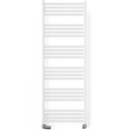 Terma Fiona 200BTU Soft Matt White Heated Towel Rail 1380 x 500mm - Size: 138 x 50 x 7.2cm - Wilko - thumbnail 5