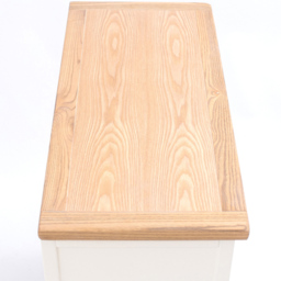 Tropea 4 Drawer Off White Chest of Drawers with Brass Drop Handles - Wilko - thumbnail 7